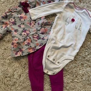 Baby girl 3 piece set